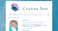 Desktop Screenshot of cristinateot.ch